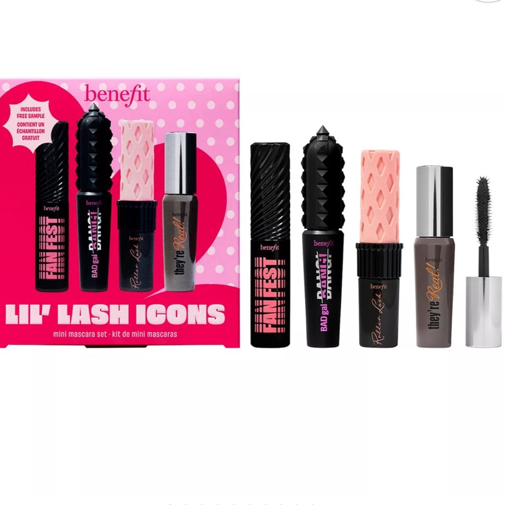 Benefit Lil’ Lash Icons Mini Mascara Set- $64 Value (New In Box)